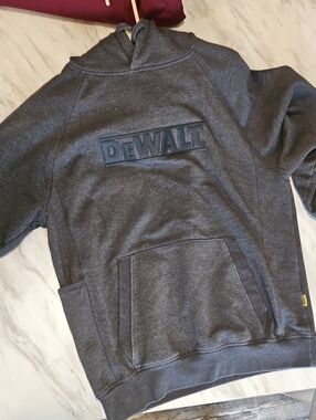 Men's DeWalt Dark Gray Logo Hoodie Sweater